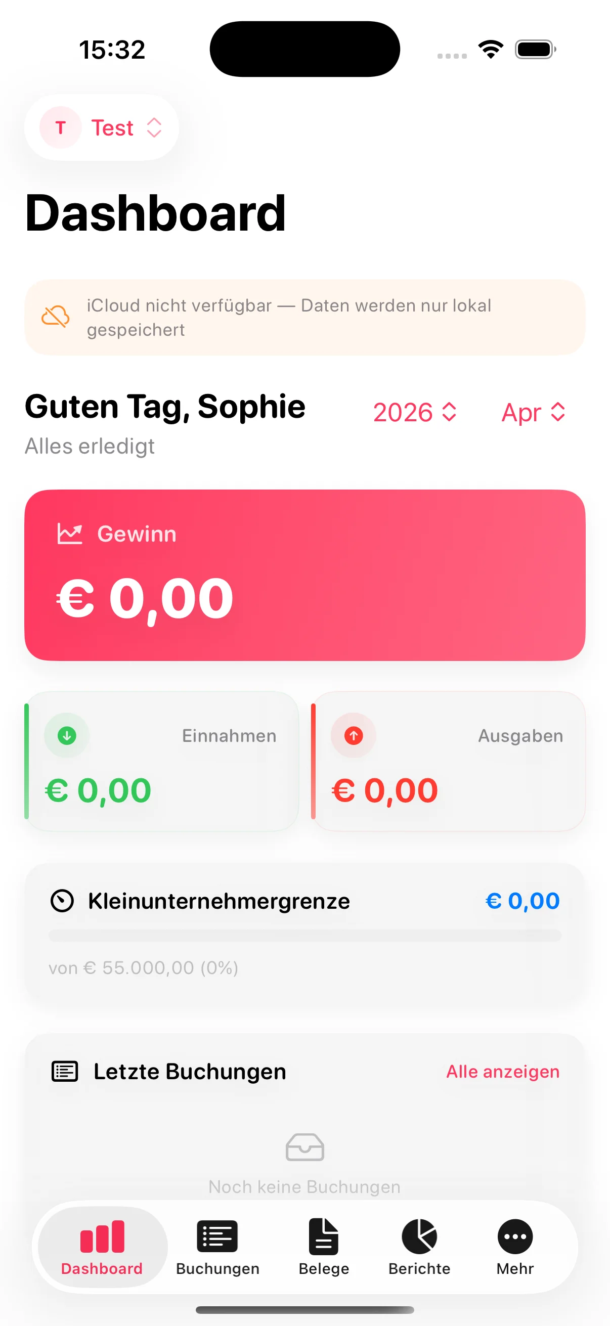 Offline-first — Accounted.